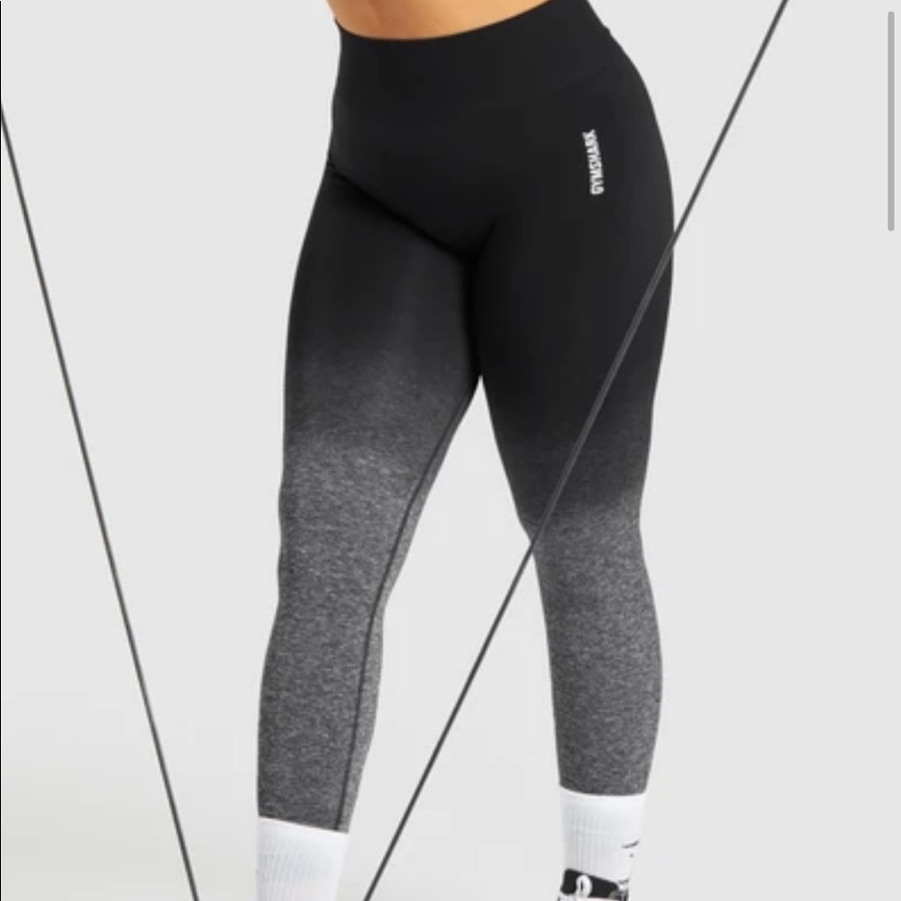 Gymshark ombré black leggings